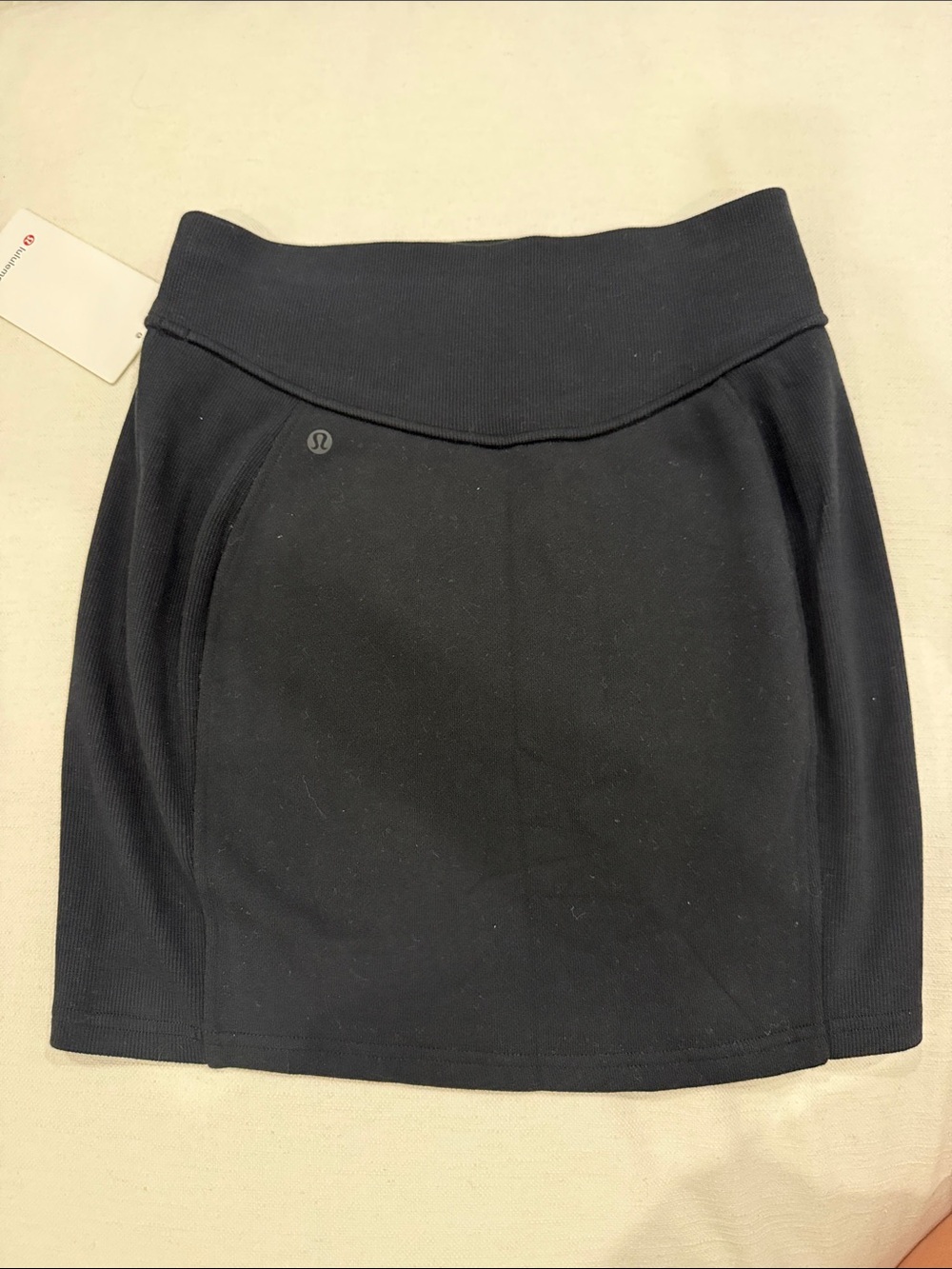 lululemon athletica Black Mini Skirt with V-Waistband